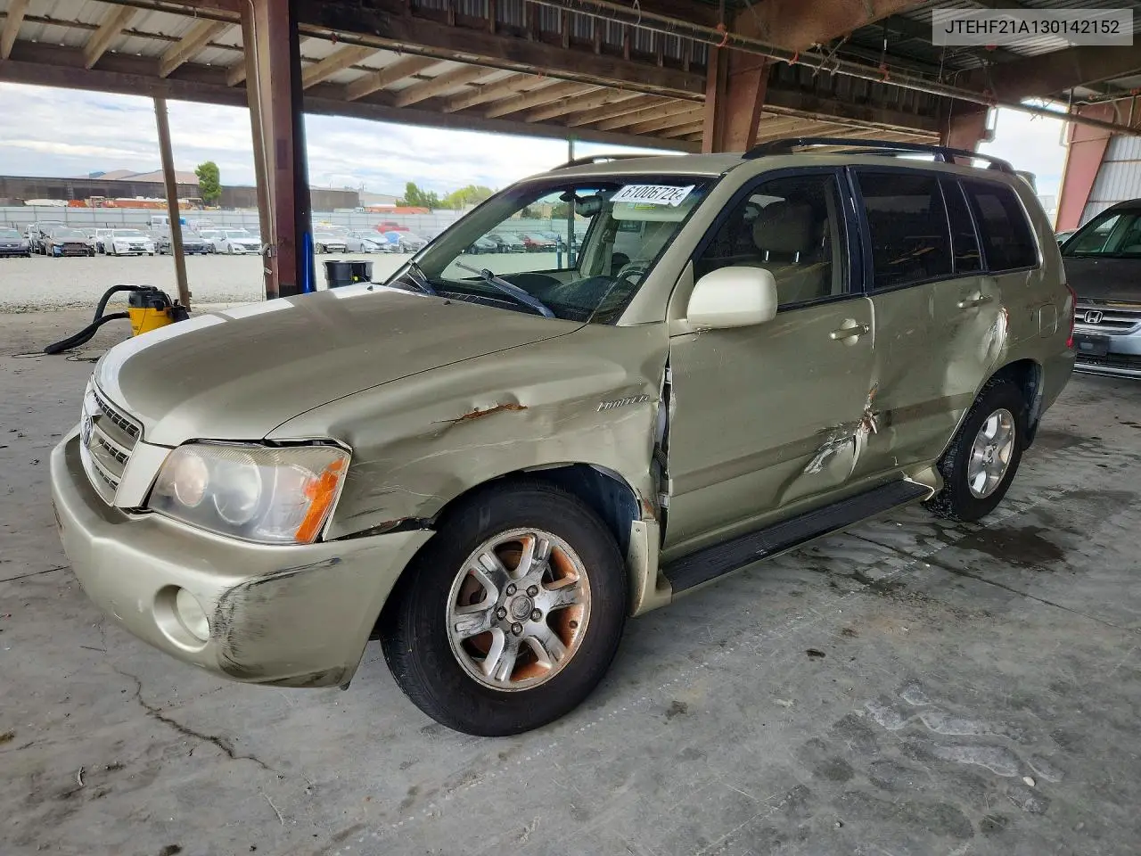 JTEHF21A130142152 2003 Toyota Highlander