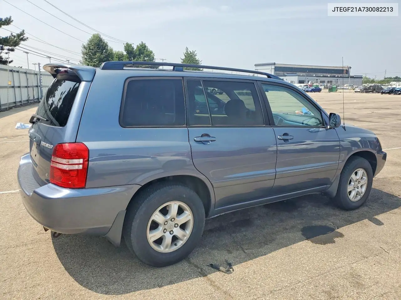 2003 Toyota Highlander Limited VIN: JTEGF21A730082213 Lot: 61909276