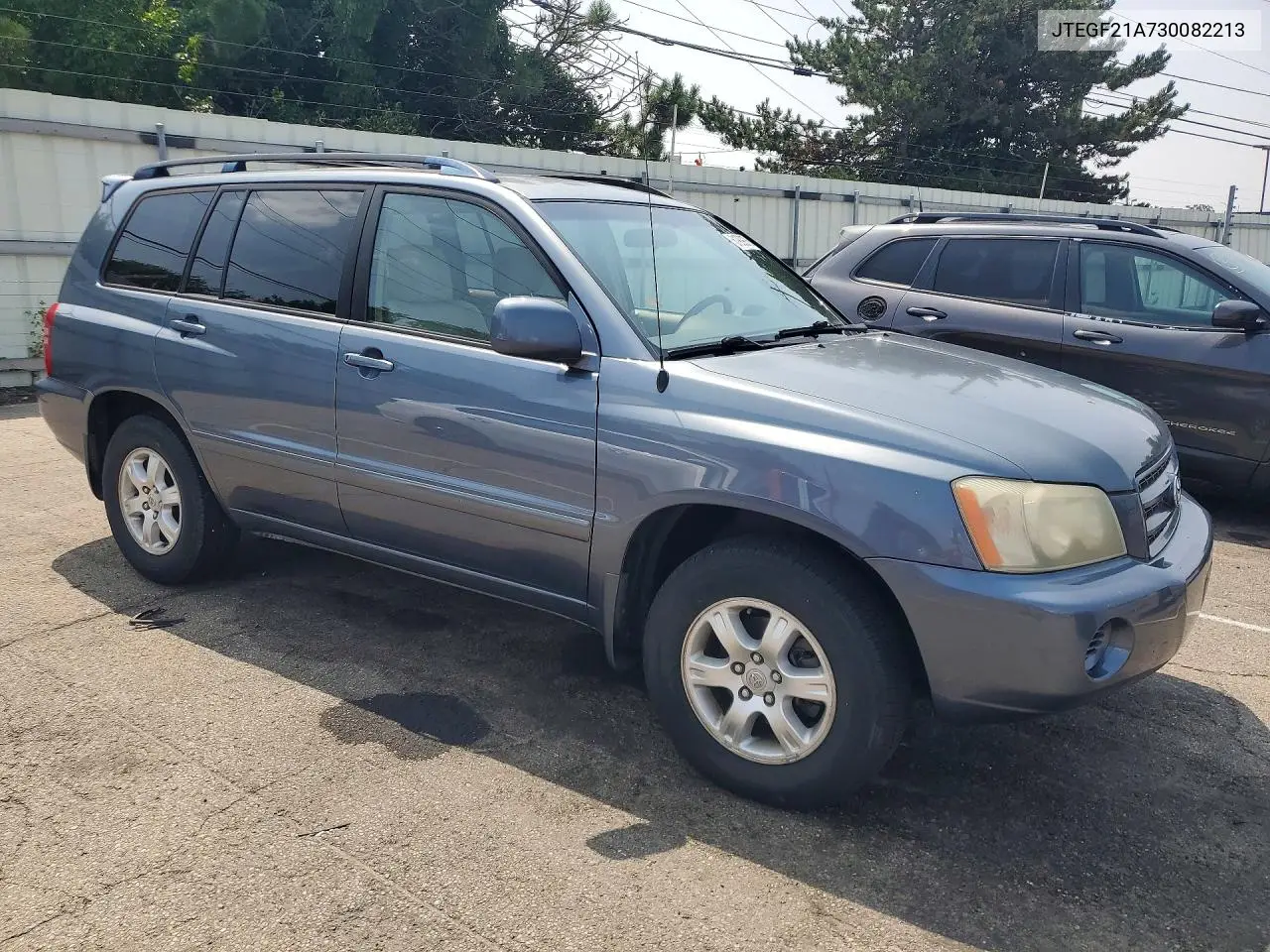 2003 Toyota Highlander Limited VIN: JTEGF21A730082213 Lot: 61909276