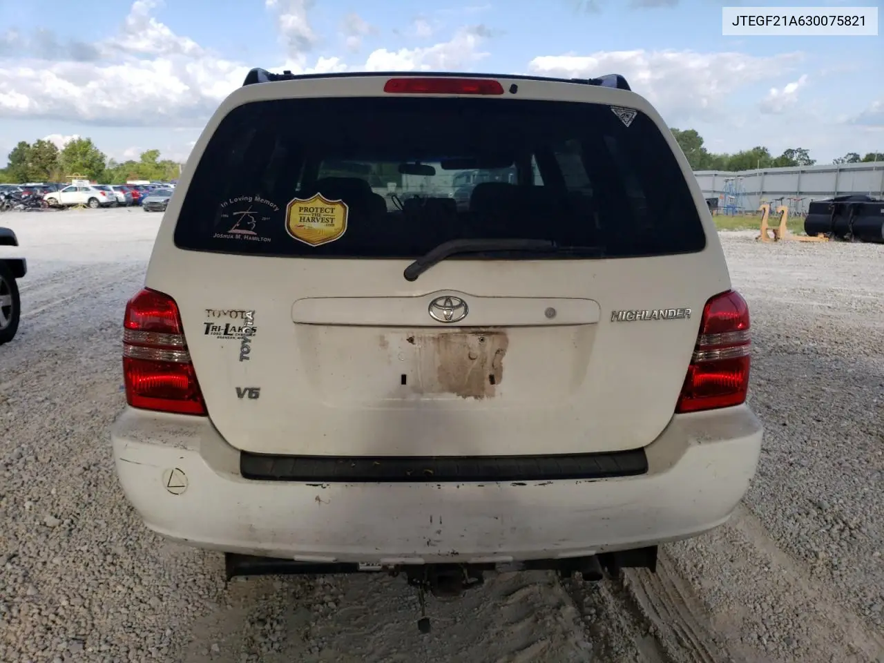 JTEGF21A630075821 2003 Toyota Highlander Limited Limited