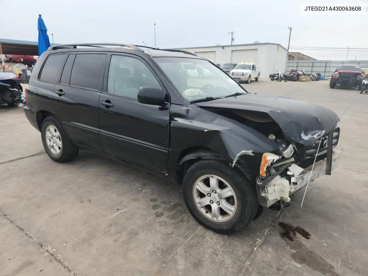 JTEGD21A430063608 2003 Toyota Highlander