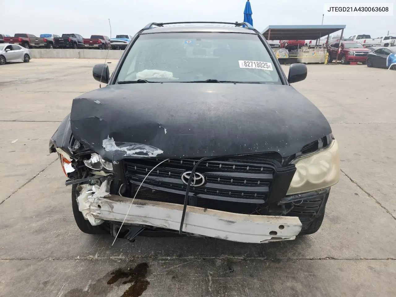 JTEGD21A430063608 2003 Toyota Highlander