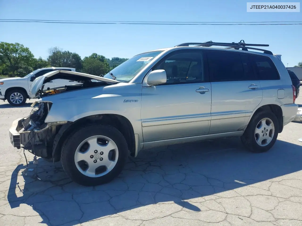 2004 Toyota Highlander Limited VIN: JTEEP21A040037426 Lot: 55833386