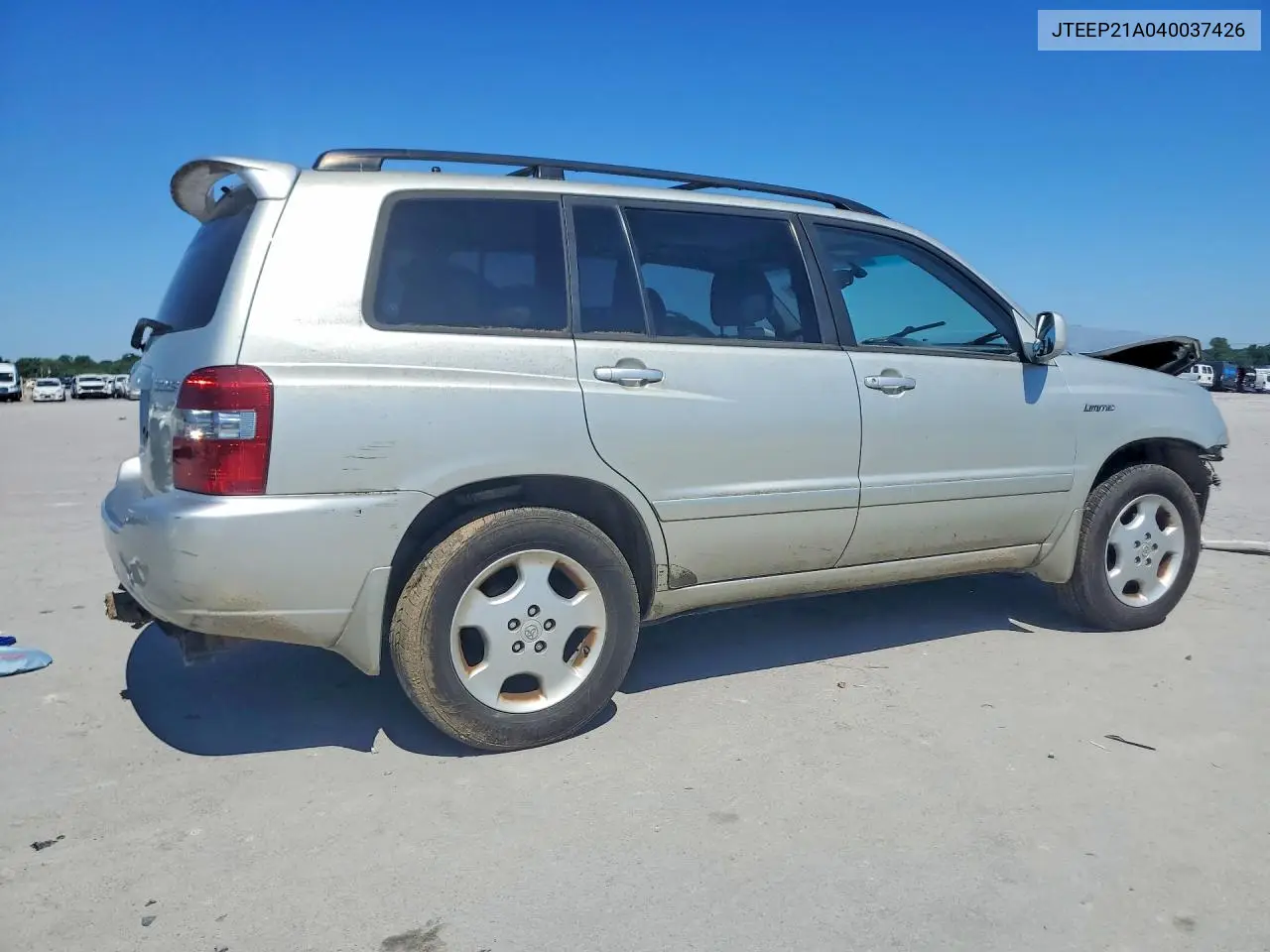 2004 Toyota Highlander Limited VIN: JTEEP21A040037426 Lot: 55833386