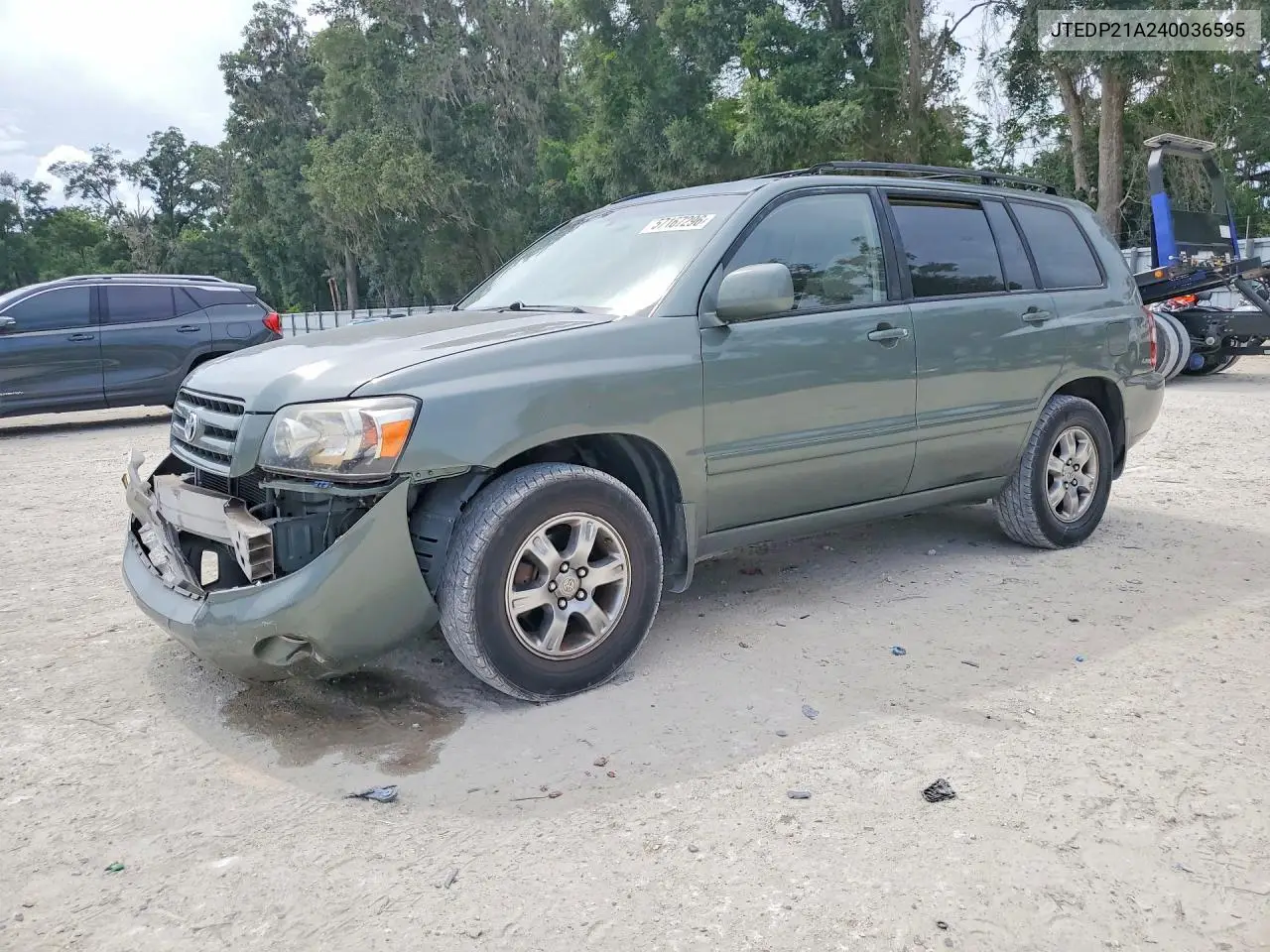 2004 Toyota Highlander Base VIN: JTEDP21A240036595 Lot: 57167296