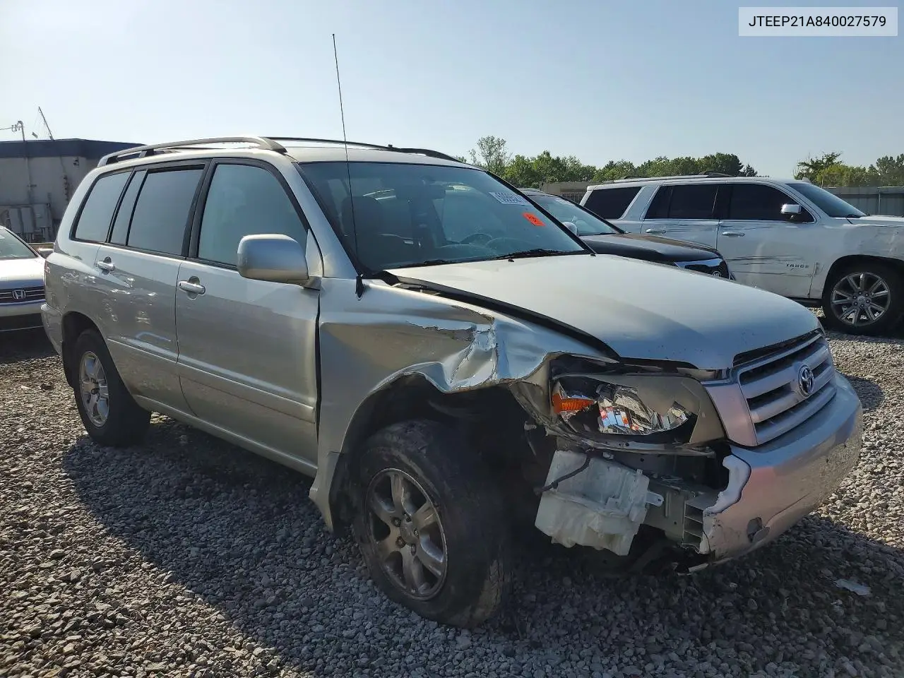 2004 Toyota Highlander Base VIN: JTEEP21A840027579 Lot: 60995276