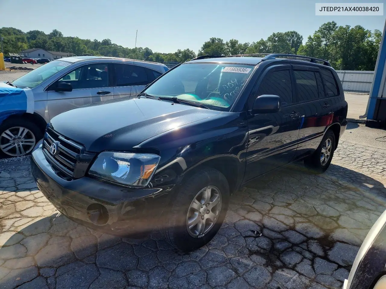 2004 Toyota Highlander Base VIN: JTEDP21AX40038420 Lot: 61665936
