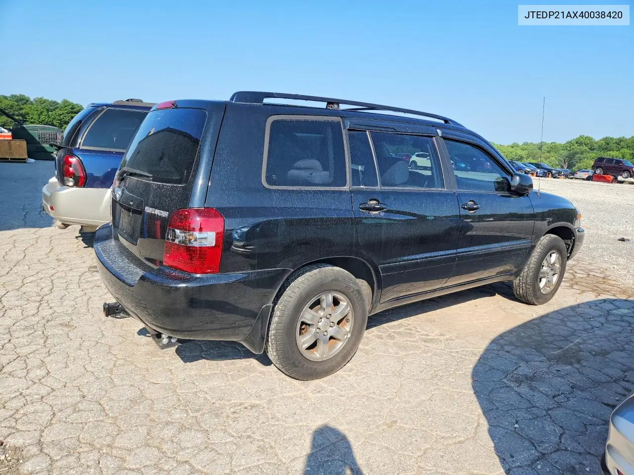 2004 Toyota Highlander Base VIN: JTEDP21AX40038420 Lot: 61665936