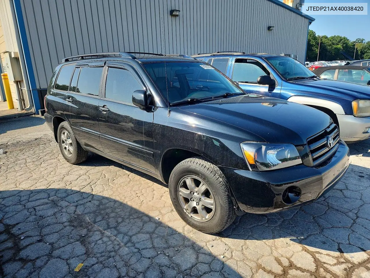 2004 Toyota Highlander Base VIN: JTEDP21AX40038420 Lot: 61665936