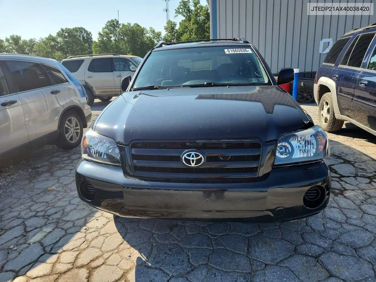 2004 Toyota Highlander Base VIN: JTEDP21AX40038420 Lot: 61665936