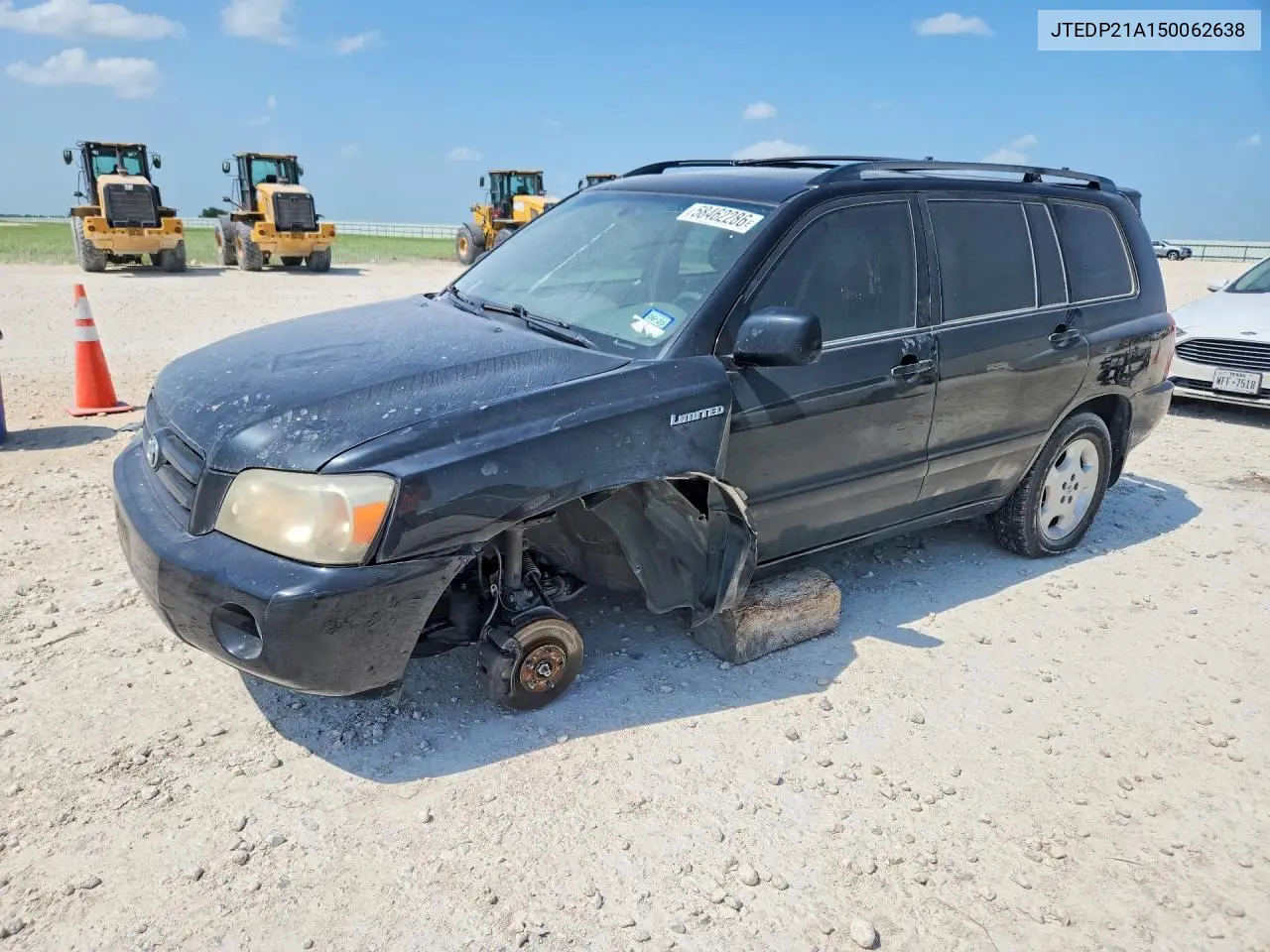 2005 Toyota Highlander Limited VIN: JTEDP21A150062638 Lot: 58462286