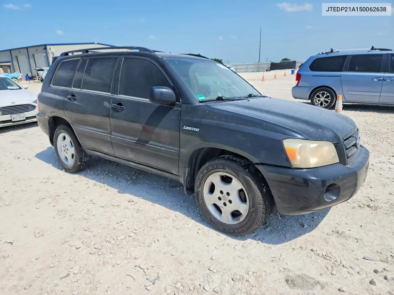 2005 Toyota Highlander Limited VIN: JTEDP21A150062638 Lot: 58462286