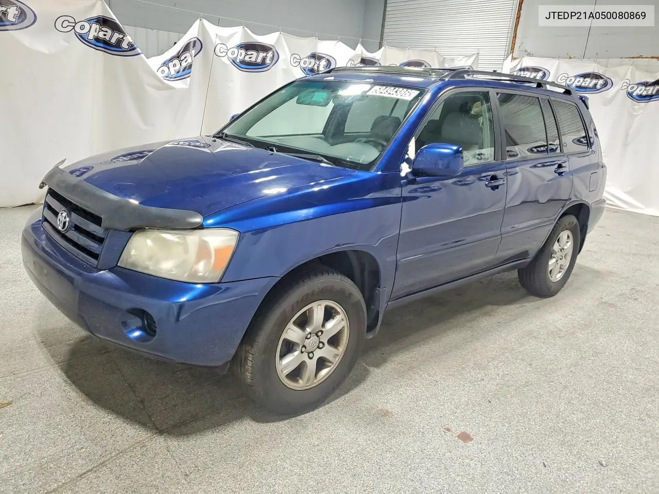 2005 Toyota Highlander Limited VIN: JTEDP21A050080869 Lot: 58494386