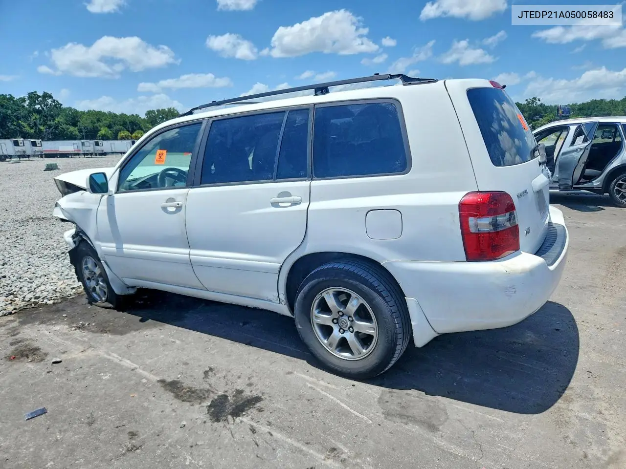 2005 Toyota Highlander Limited VIN: JTEDP21A050058483 Lot: 61414126
