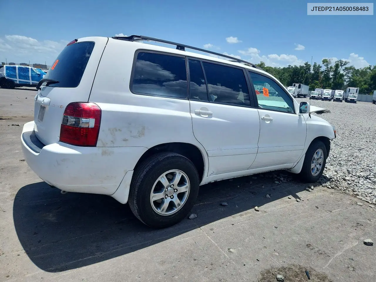 2005 Toyota Highlander Limited VIN: JTEDP21A050058483 Lot: 61414126
