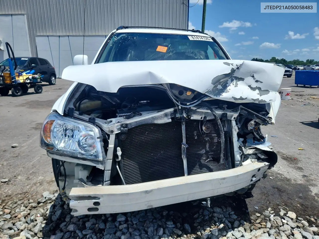2005 Toyota Highlander Limited VIN: JTEDP21A050058483 Lot: 61414126