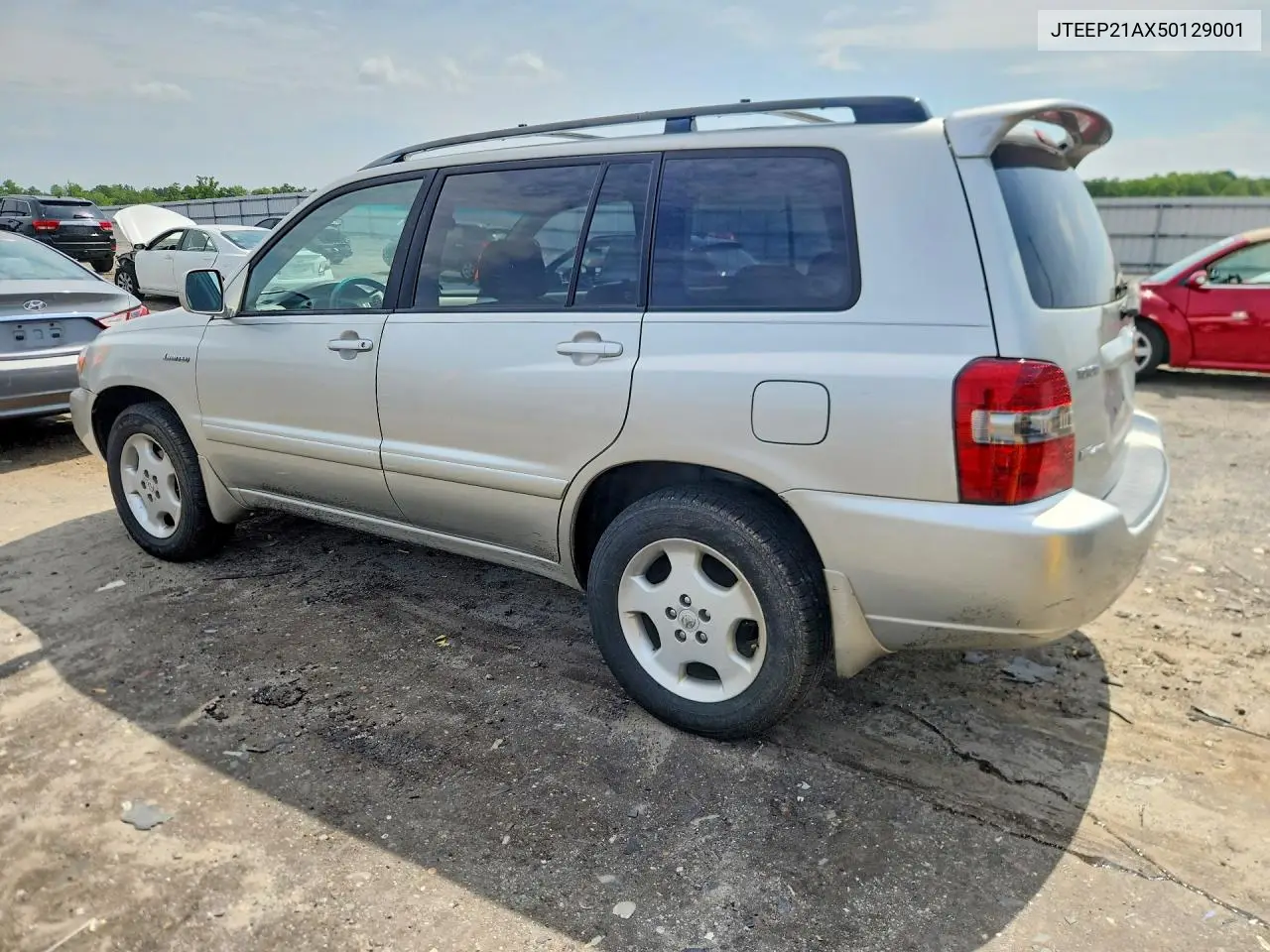 2005 Toyota Highlander Limited VIN: JTEEP21AX50129001 Lot: 61799406