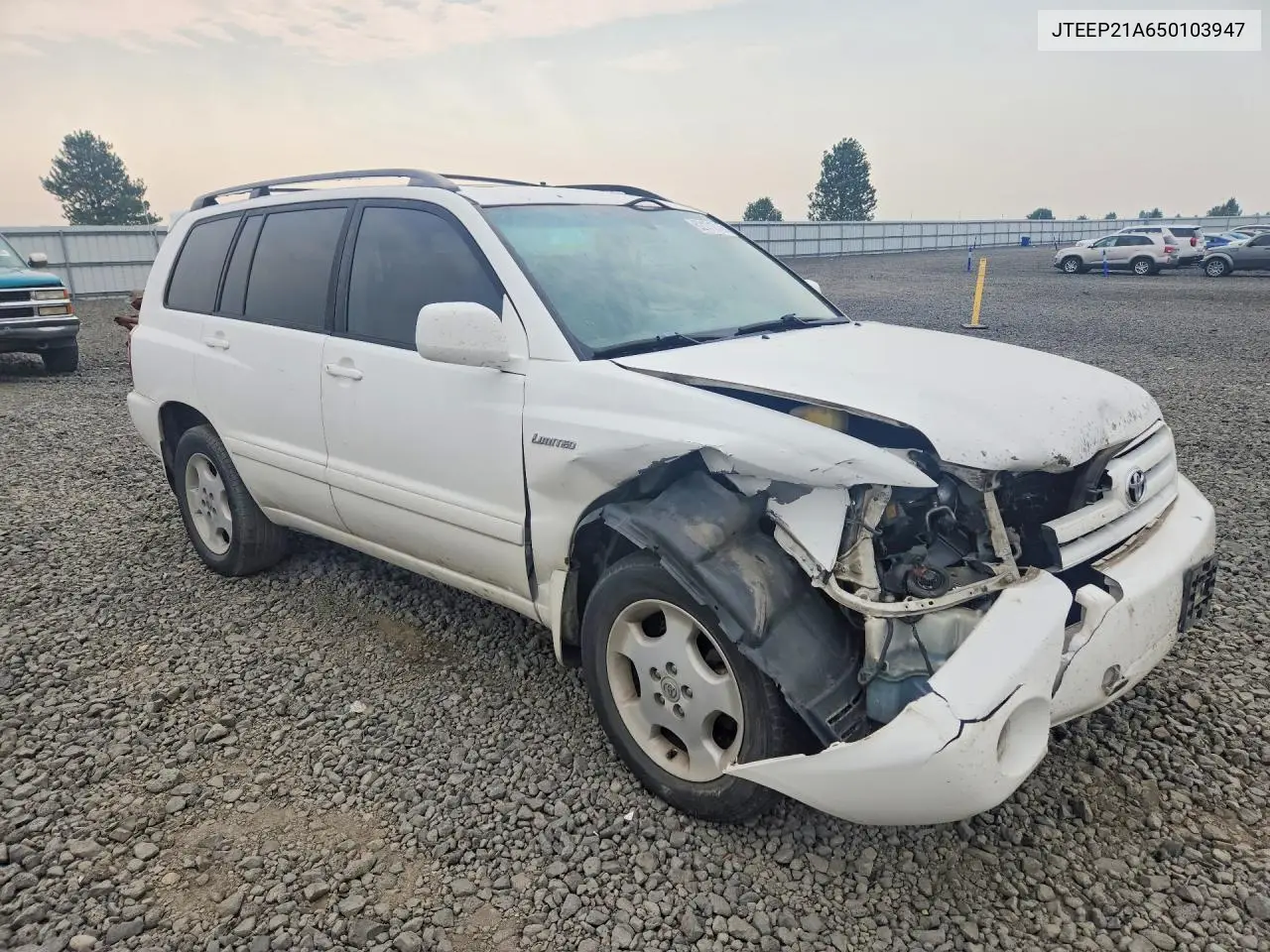 2005 Toyota Highlander Limited VIN: JTEEP21A650103947 Lot: 62171716