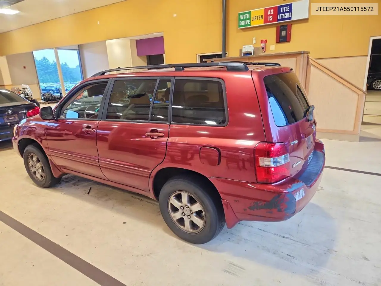 2005 Toyota Highlander Base VIN: JTEEP21A550115572 Lot: 62250136