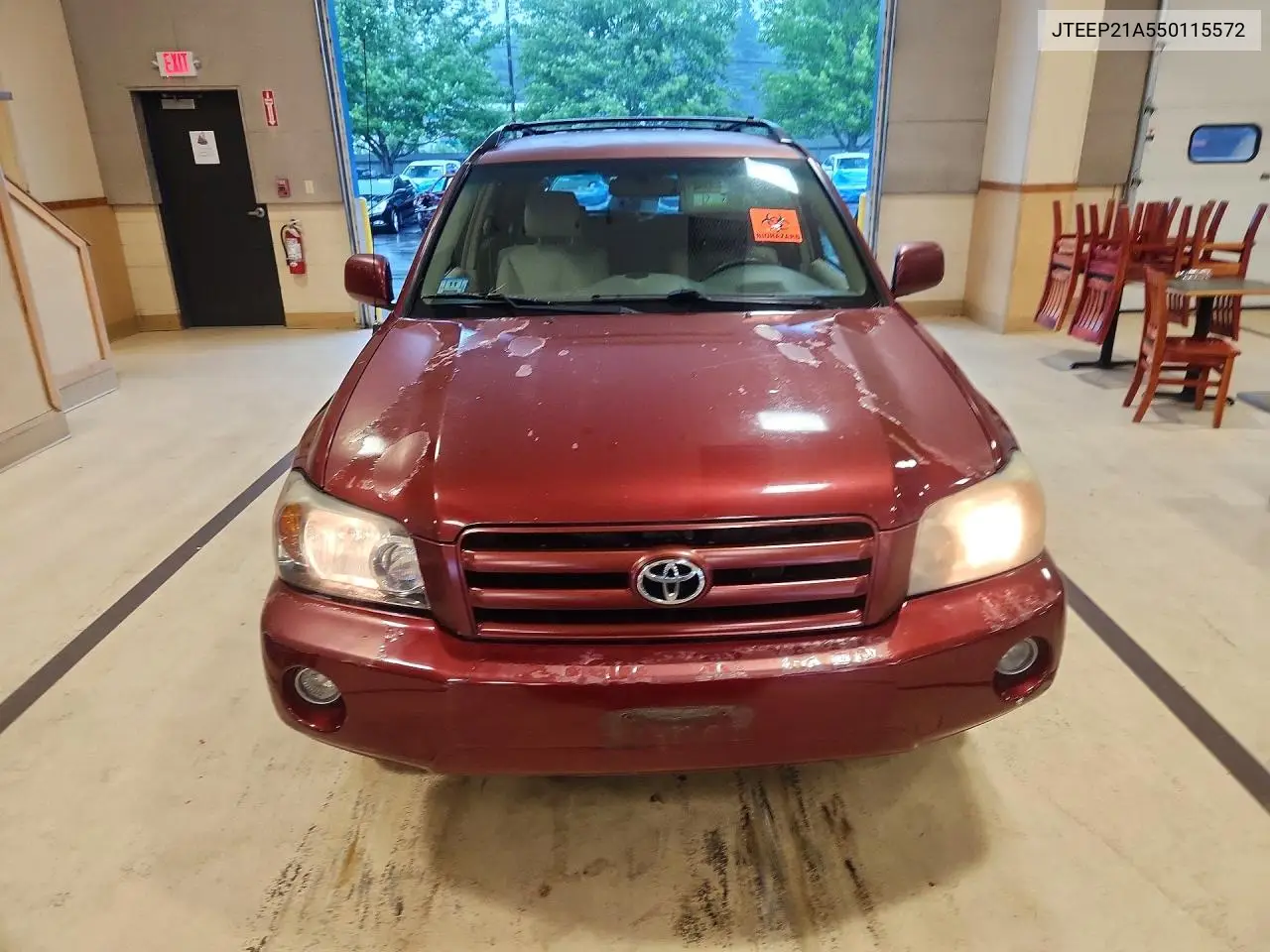 2005 Toyota Highlander Base VIN: JTEEP21A550115572 Lot: 62250136