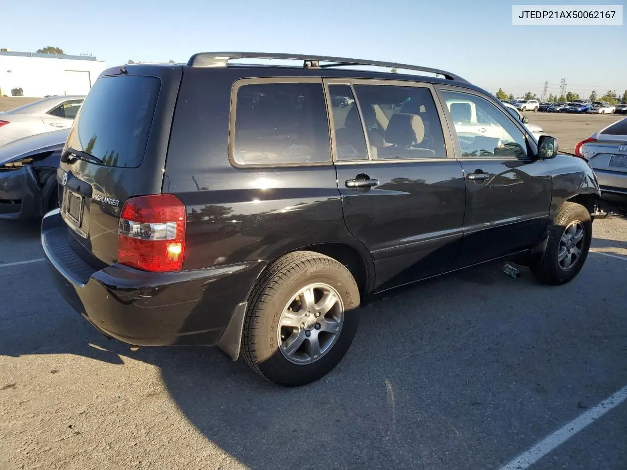 2005 Toyota Highlander Limited VIN: JTEDP21AX50062167 Lot: 82717975