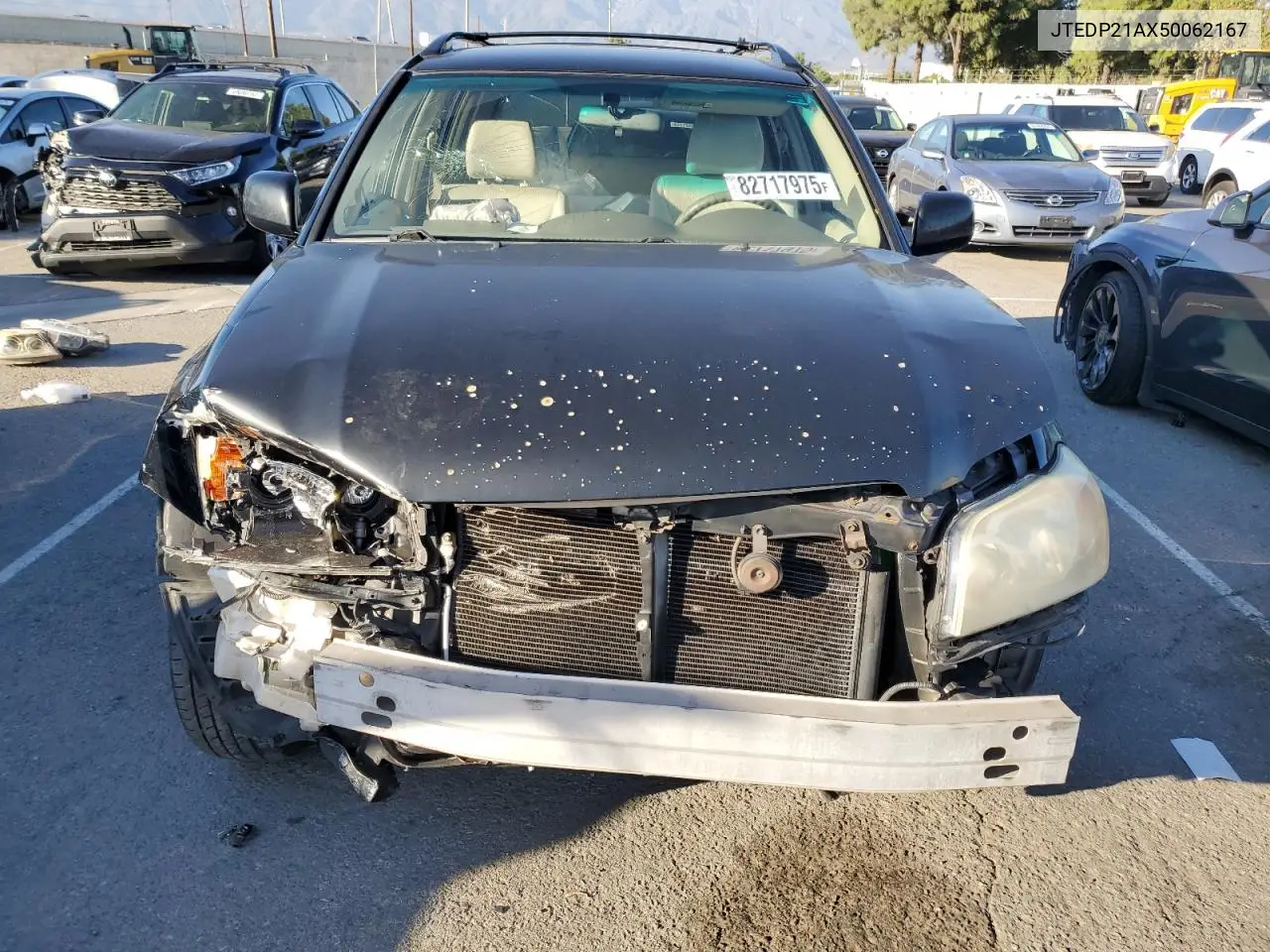 2005 Toyota Highlander Limited VIN: JTEDP21AX50062167 Lot: 82717975