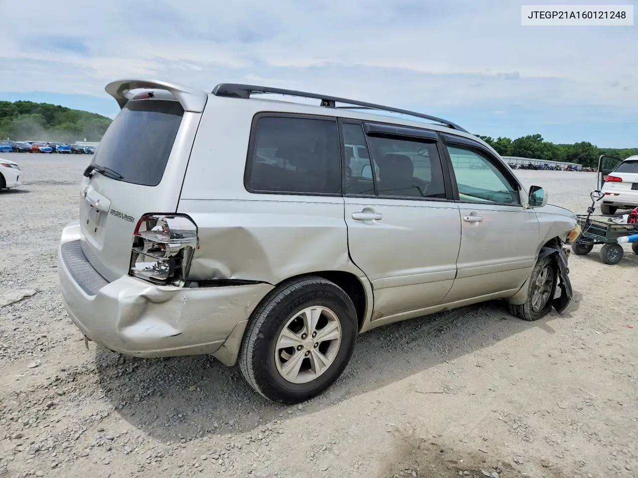 2006 Toyota Highlander Limited VIN: JTEGP21A160121248 Lot: 58815866