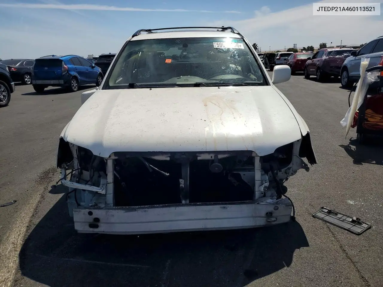 2006 Toyota Highlander Limited VIN: JTEDP21A460113521 Lot: 59621906