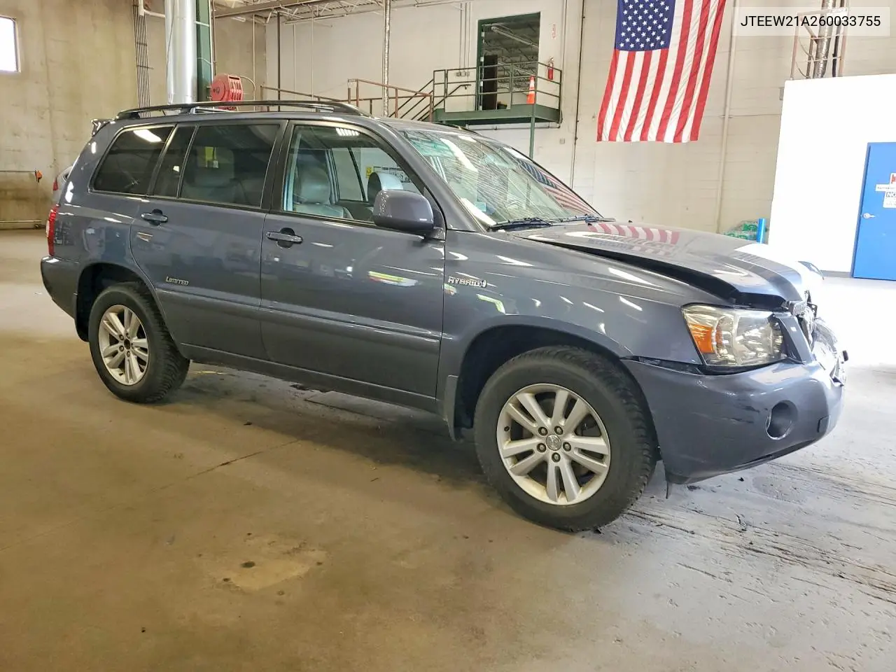 2006 Toyota Highlander Hybrid VIN: JTEEW21A260033755 Lot: 60791476