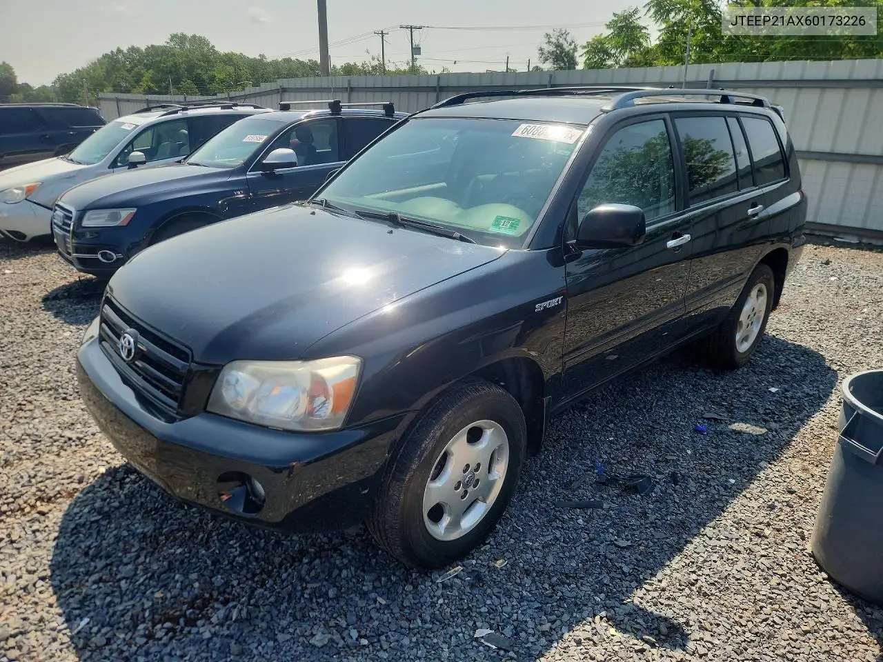 2006 Toyota Highlander Limited VIN: JTEEP21AX60173226 Lot: 60888586