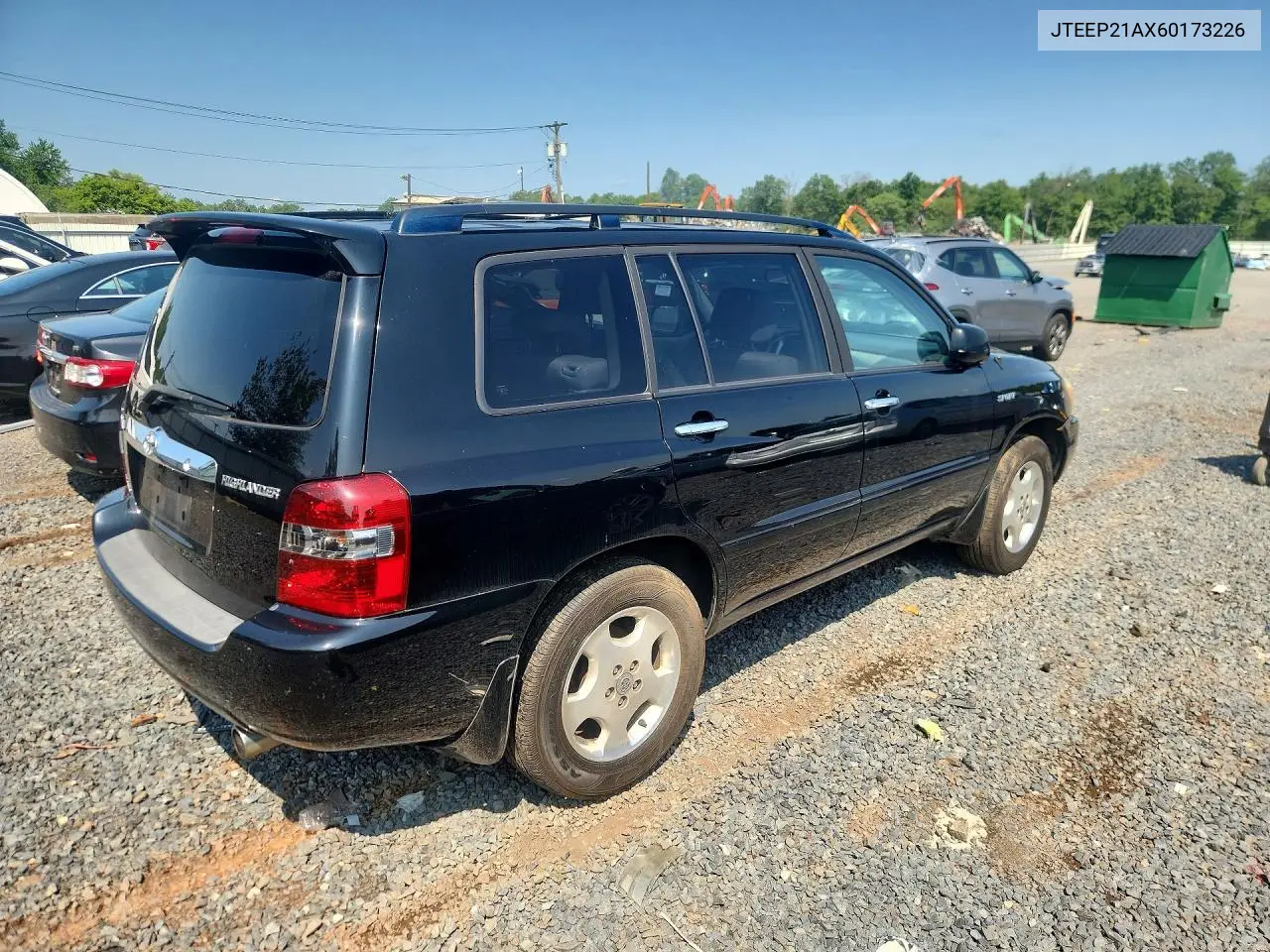 2006 Toyota Highlander Limited VIN: JTEEP21AX60173226 Lot: 60888586