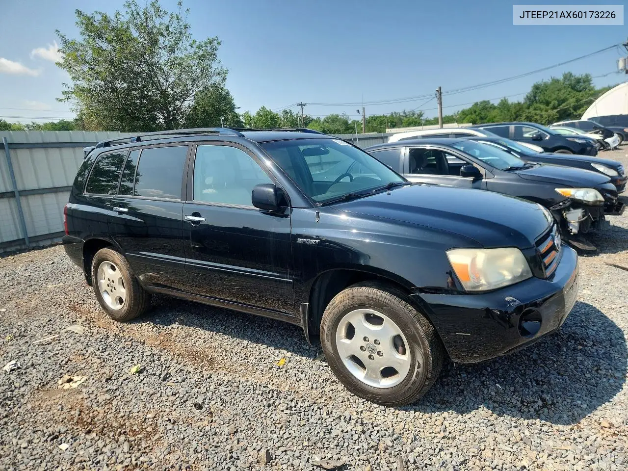 2006 Toyota Highlander Limited VIN: JTEEP21AX60173226 Lot: 60888586