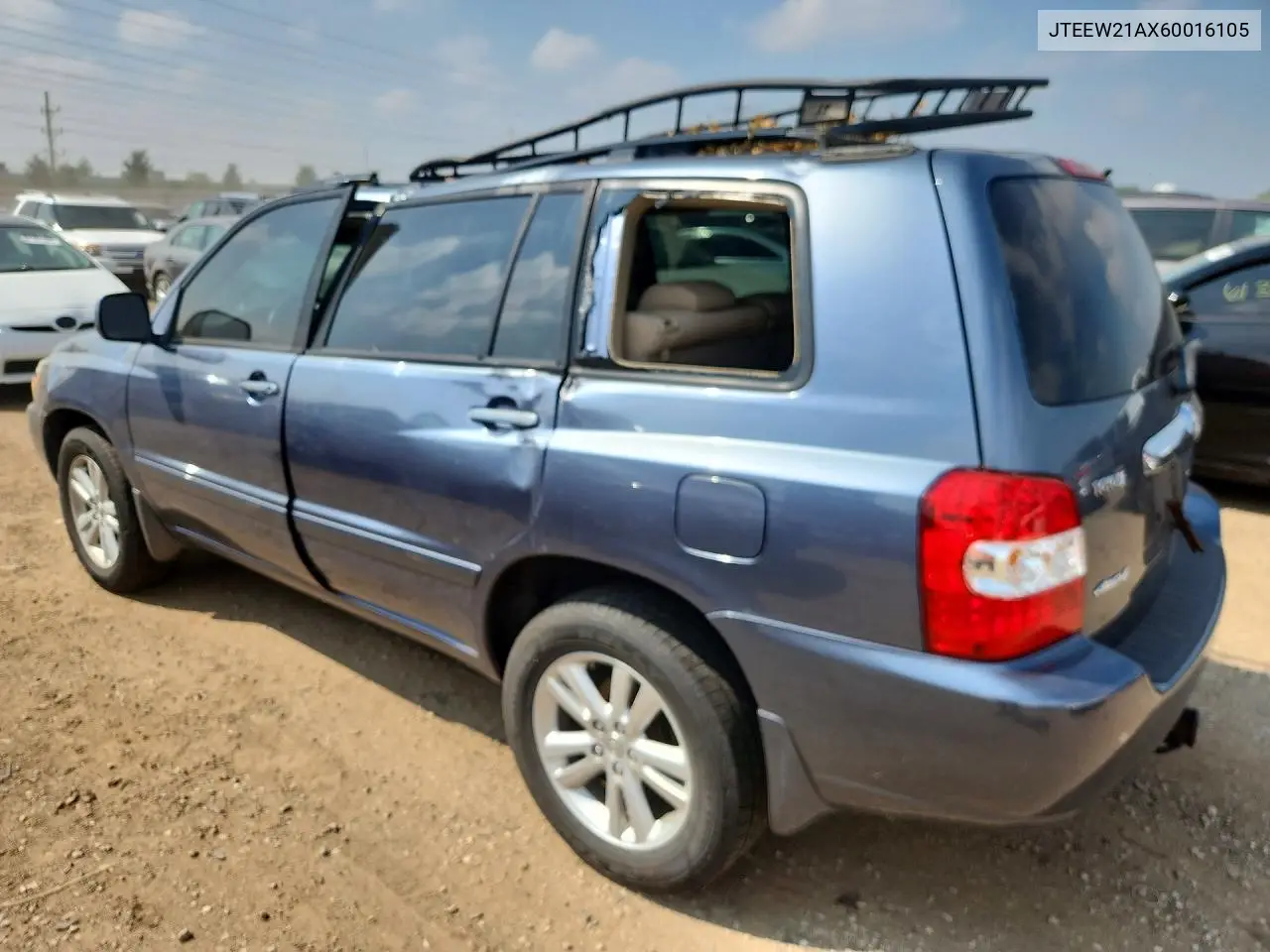 2006 Toyota Highlander Hybrid VIN: JTEEW21AX60016105 Lot: 61781776