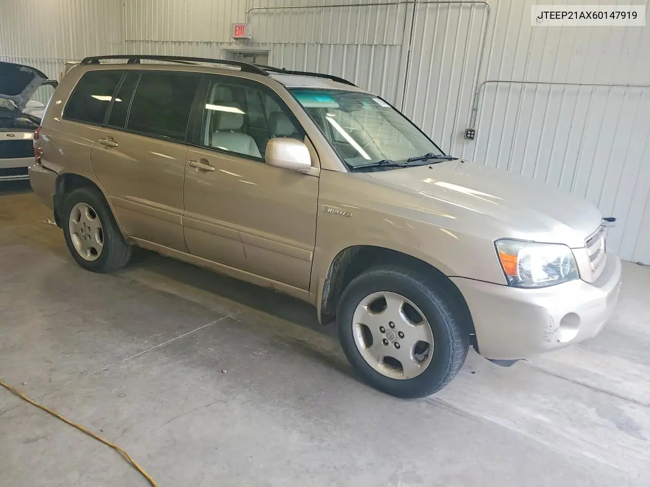 2006 Toyota Highlander Limited VIN: JTEEP21AX60147919 Lot: 61957496
