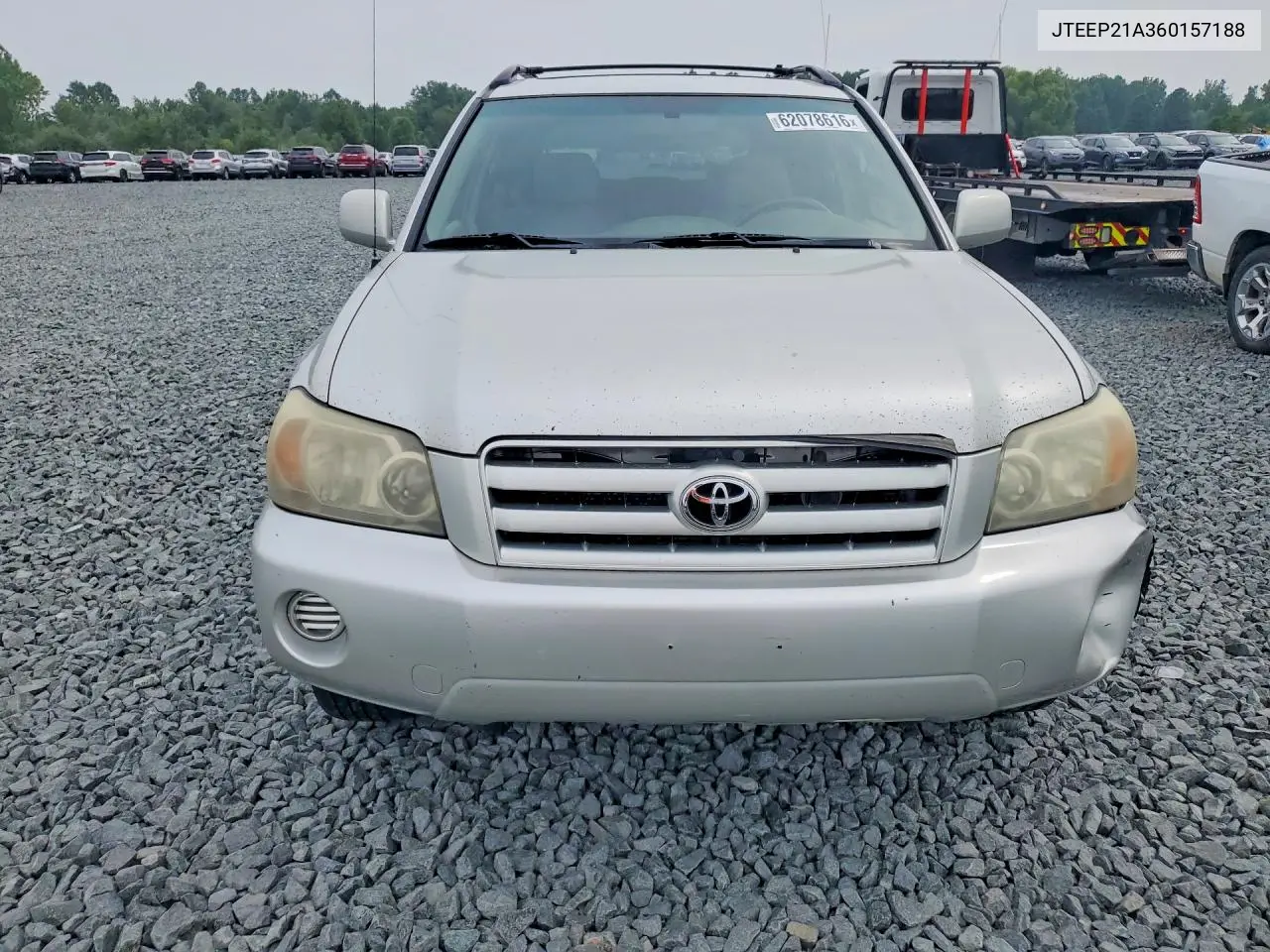 2006 Toyota Highlander Base VIN: JTEEP21A360157188 Lot: 62078616