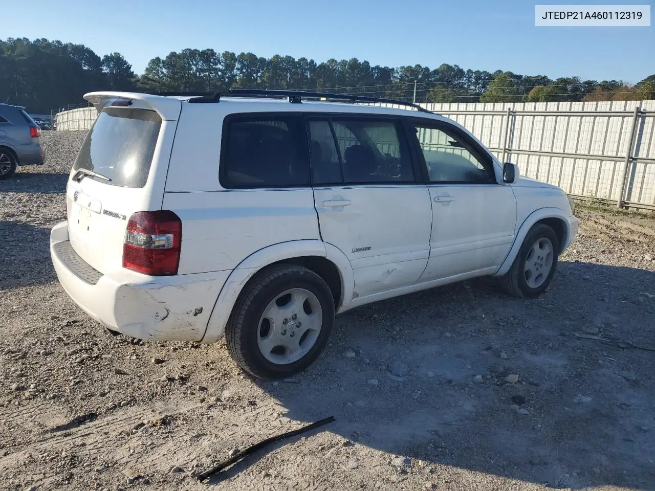 JTEDP21A460112319 2006 Toyota Highlander Limited