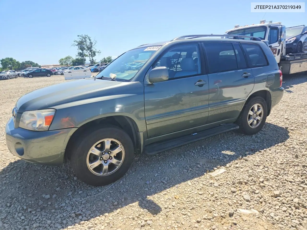 2007 Toyota Highlander Base VIN: JTEEP21A370219349 Lot: 48436376