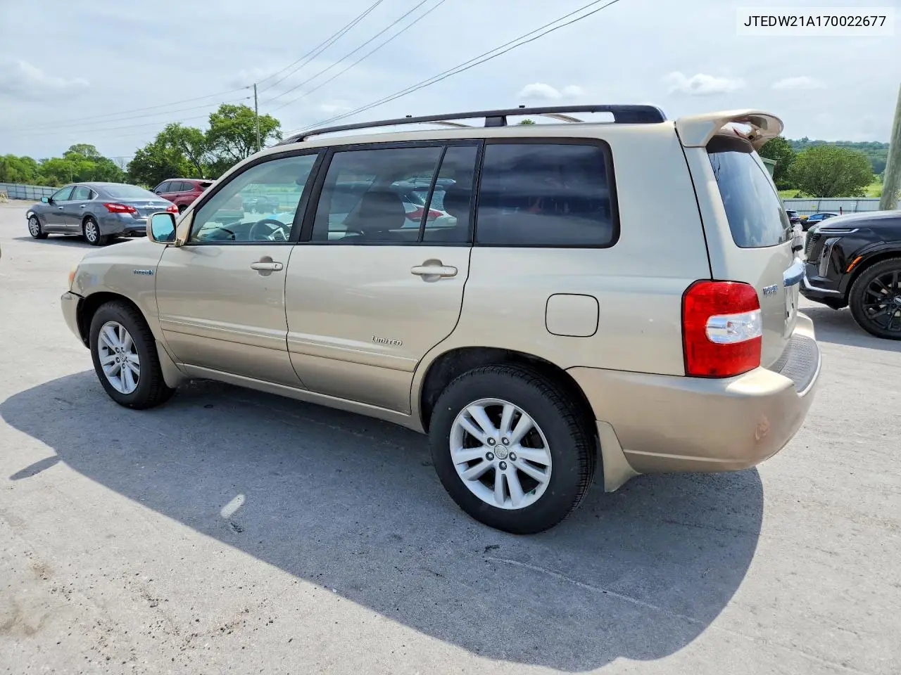 2007 Toyota Highlander Hybrid VIN: JTEDW21A170022677 Lot: 61714916