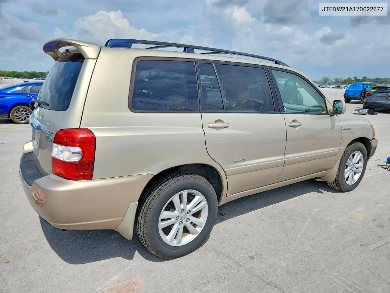 2007 Toyota Highlander Hybrid VIN: JTEDW21A170022677 Lot: 61714916