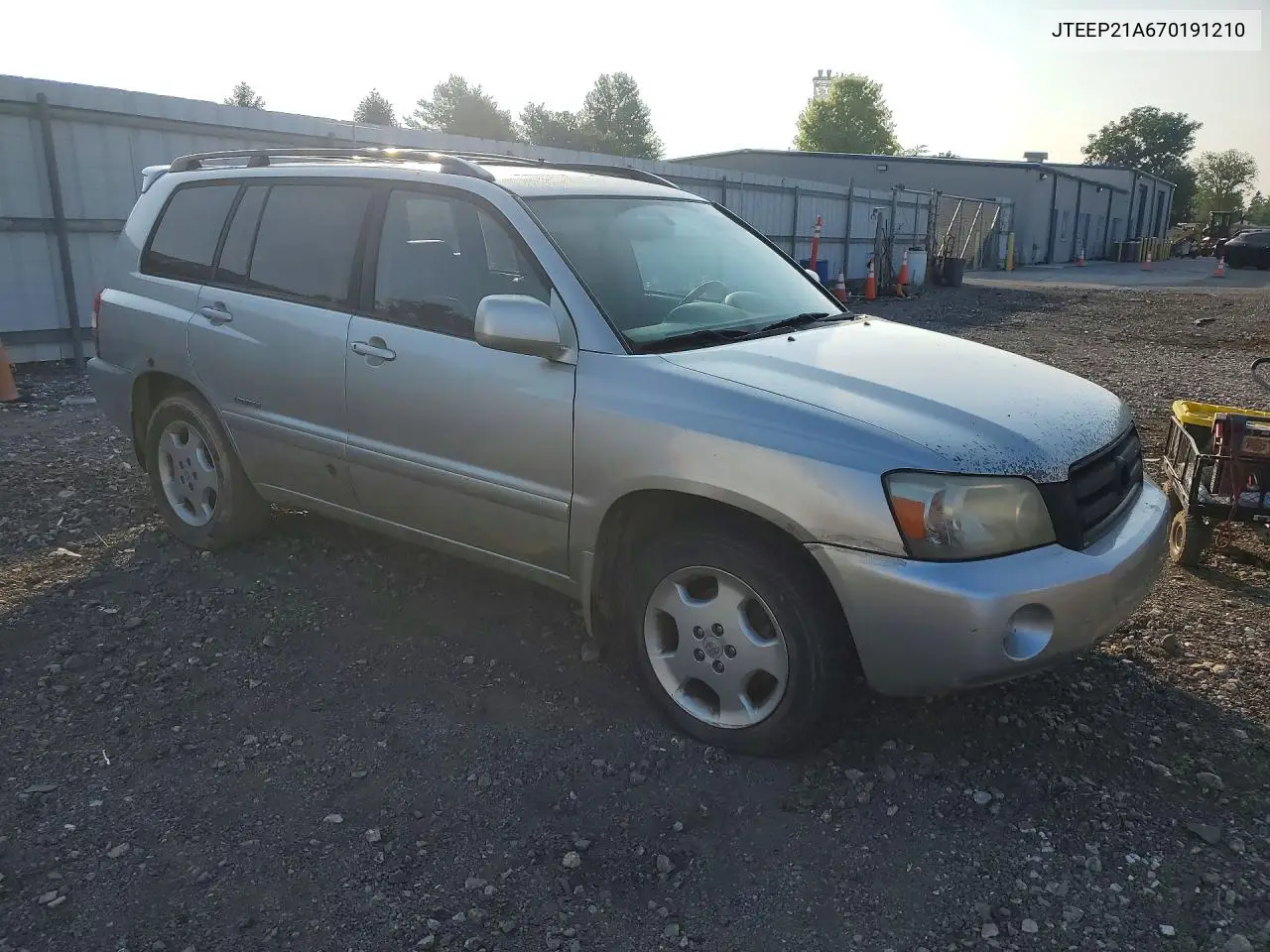 2007 Toyota Highlander Limited VIN: JTEEP21A670191210 Lot: 61764796