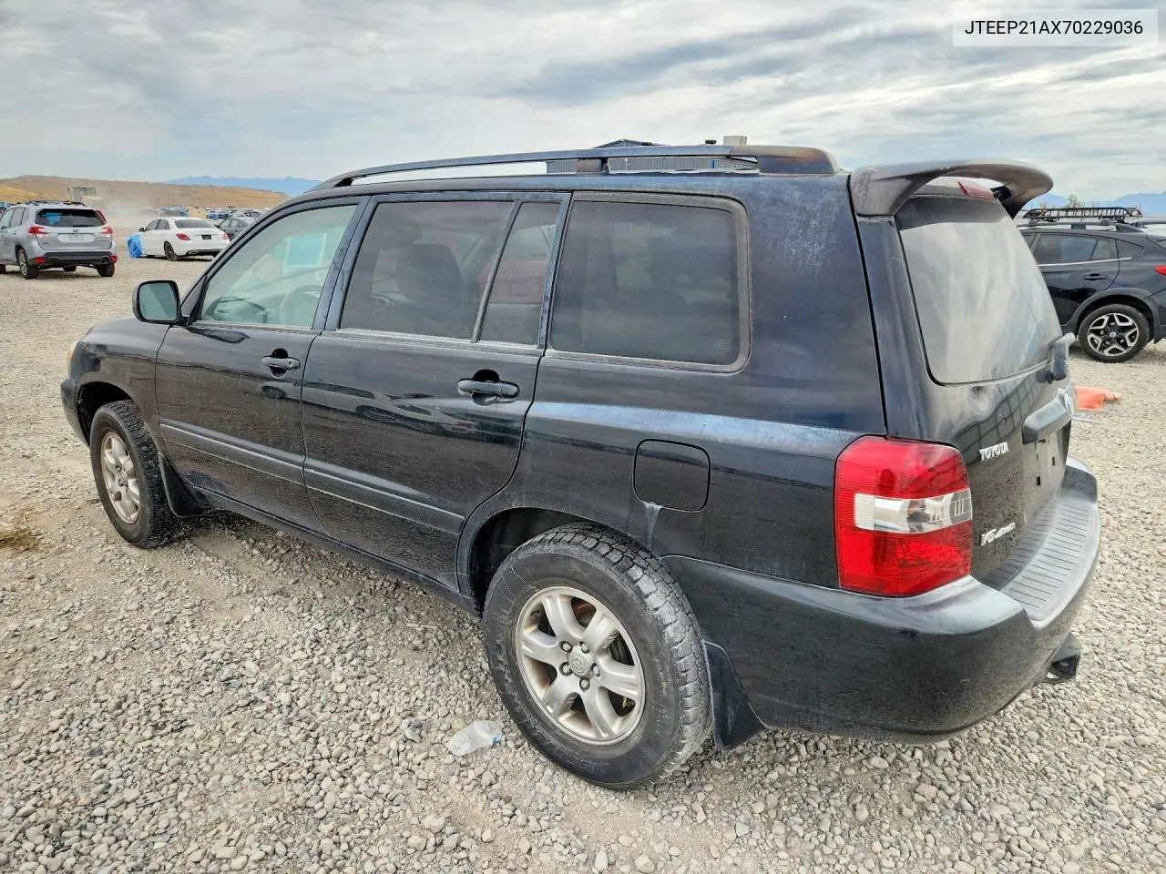 2007 Toyota Highlander Base VIN: JTEEP21AX70229036 Lot: 62356736