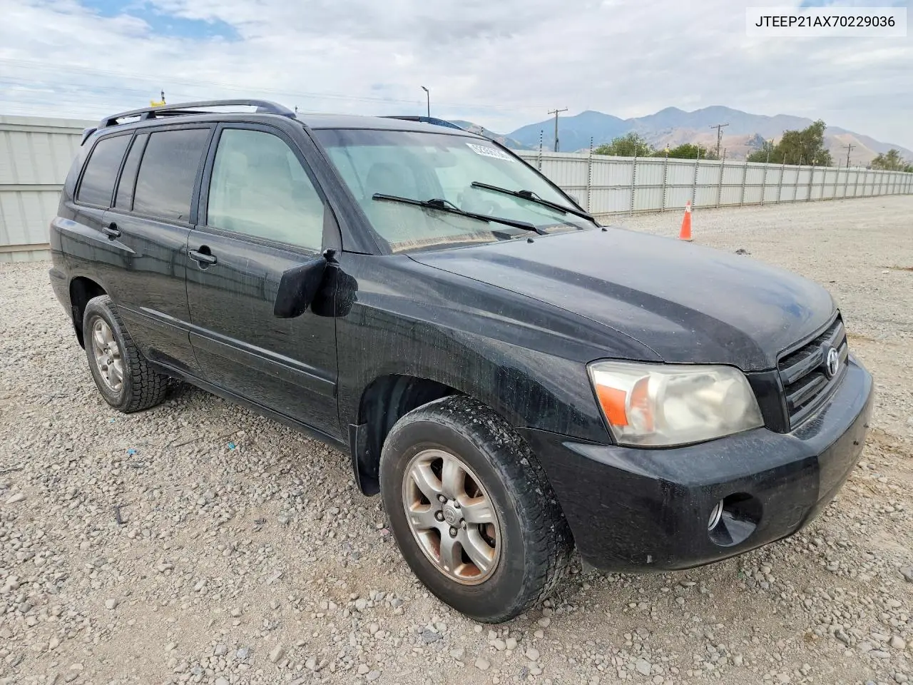 2007 Toyota Highlander Base VIN: JTEEP21AX70229036 Lot: 62356736