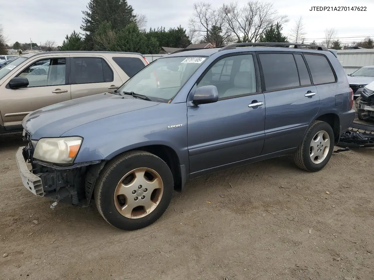 JTEDP21A270147622 2007 Toyota Highlander Sport