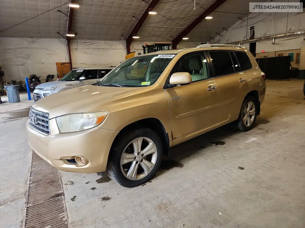 2008 Toyota Highlander Limited VIN: JTEES42A482079990 Lot: 53609596