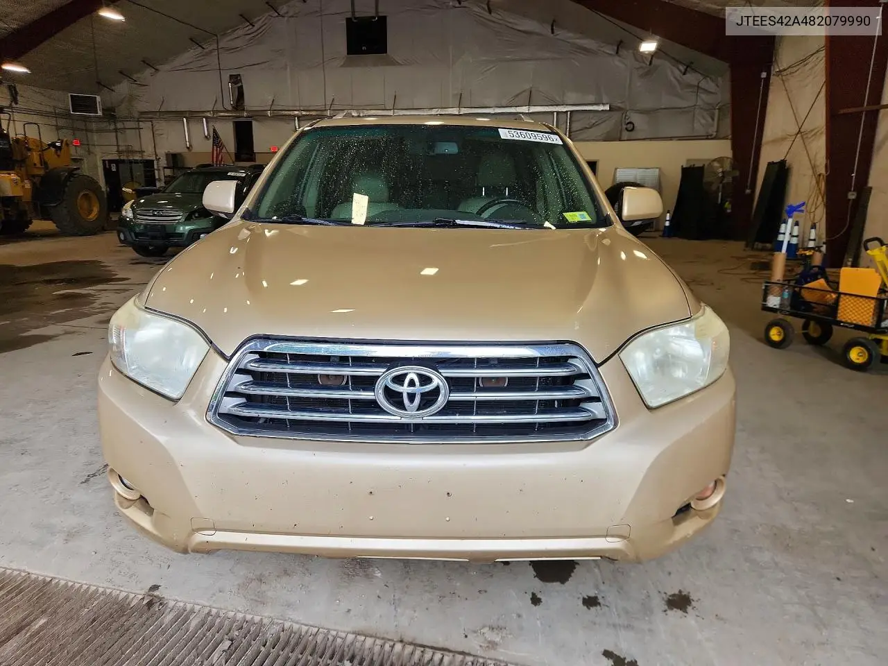 2008 Toyota Highlander Limited VIN: JTEES42A482079990 Lot: 53609596