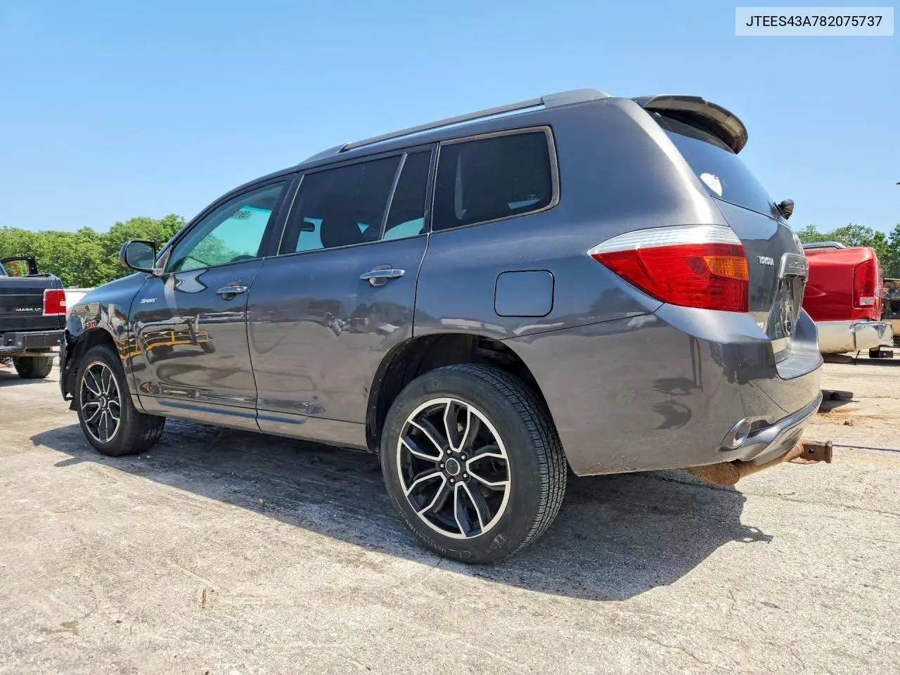 2008 Toyota Highlander Sport VIN: JTEES43A782075737 Lot: 59104746