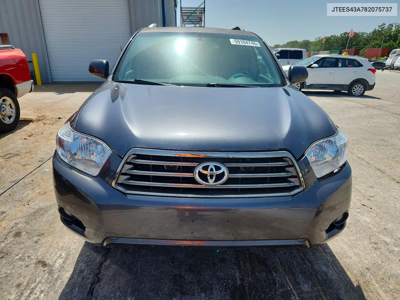 2008 Toyota Highlander Sport VIN: JTEES43A782075737 Lot: 59104746