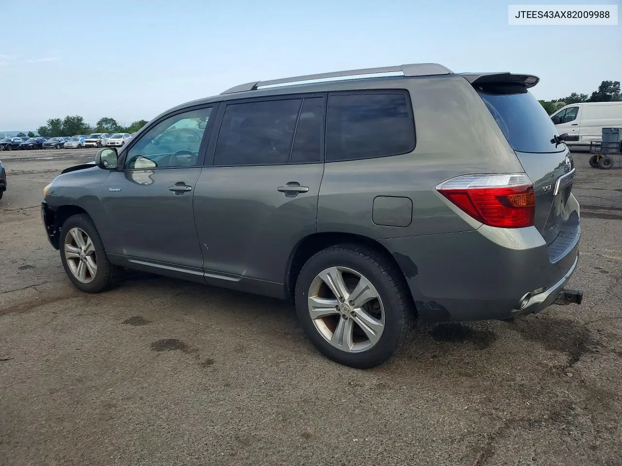 2008 Toyota Highlander Sport VIN: JTEES43AX82009988 Lot: 60405696