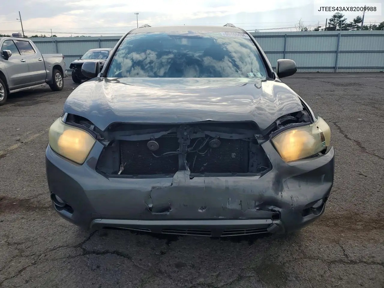 2008 Toyota Highlander Sport VIN: JTEES43AX82009988 Lot: 60405696