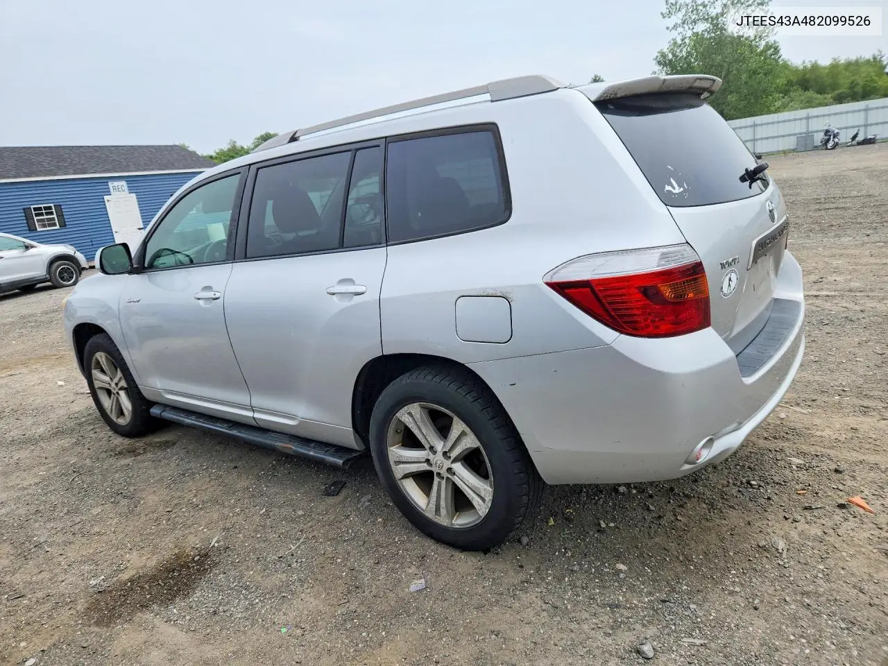 2008 Toyota Highlander Sport VIN: JTEES43A482099526 Lot: 61134656